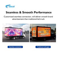 Pantalla LED Móvil para Publicidad en Camiones P5 con Video a Todo Color y Audio Integrado para Camiones de Comida y Promociones