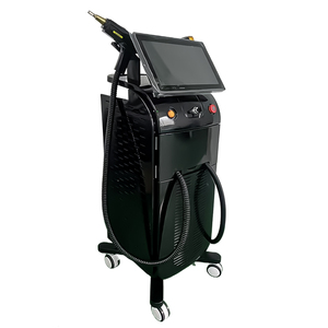 Diodo permanente de 2 manijas de alta potencia 755nm 808nm 1064nm Máquina de depilación láser Pico Dispositivo de eliminación de tatuajes - Product Image 5