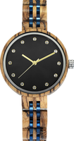 Penjualan Langsung Pabrik Jam Tangan Wanita Quartz Gaya Retro Antik Berkualitas Tinggi dengan Kotak Kayu Desain Baru Bisnis Modis.