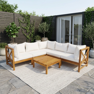 Ensemble de canapé-lit Chesterfield moderne et traditionnel en bois, pour appartement, villa, hôtel, salon extérieur, meubles pliables modulaires - Product Image 5