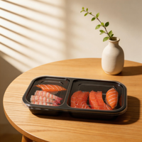 Boîte à lunch recyclable de haute qualité, durable, respectueuse de l'environnement, en matériau PP, épaisseur 0,3 mm, moulage par injection de qualité supérieure, personnalisable