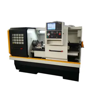 Gsk fanuc CNC Lathe giá ck6140 kim loại torno giá CNC ngang máy tiện tự động giường phẳng máy tiện ck6140