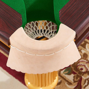 Personnalisé 10ft 12ft Haute Qualité Bois Massif Maison <span class=keywords><strong>Snooker</strong></span> <span class=keywords><strong>Table</strong></span> De Luxe En Cuir Poches Écologique Ardoise Coussin Durable - Product Image 4