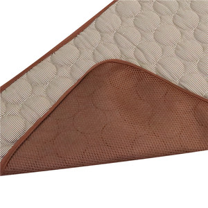 Pet <b>Cooling</b> Mat Rectangle Brown Xs Fabric Dog Cat Summer <b>Pad</b> - Product Image 2