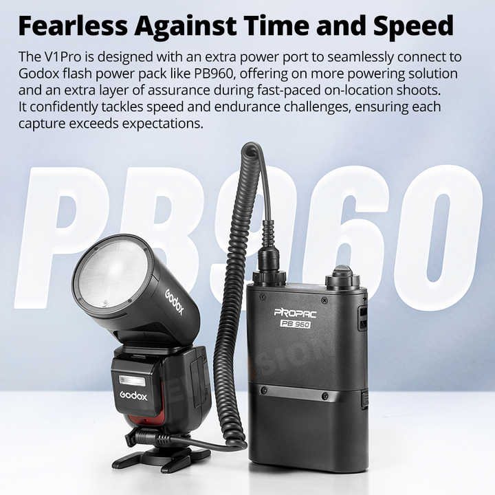 Godox V1 PRO - Professional Camera Flash for Canon, Nikon, Sony 