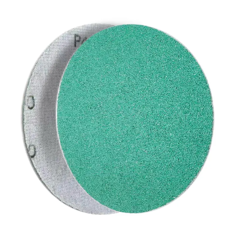 Фабричная зеленая алюминиевая циркониевая пленка 6 дюймов 150 мм наждачная бумага/абразивные шлифовальные диски для полировки абразивного инструмента