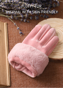 Guanti Invernali <span class=keywords><strong>da</strong></span> Bicicletta per Ragazze, Antivento e Caldi - Product Image 6