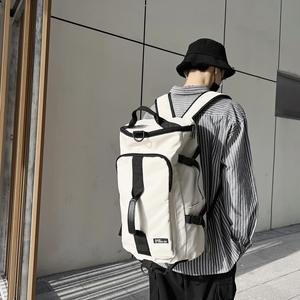 Bolsa de Viaje Personalizada, Mochila de Gran Capacidad, Informal, Multiusos, Bolsa de Gimnasio Impermeable, Bandolera de Poliéster - Product Image 3