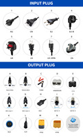 Chargeur de Batterie pour Vélo Électrique, Scooter Électrique et Moto Électrique 12V 24V 36V 48V 72V 84V 2A Personnalisé Lithium-Ion LiFePO4 NMC