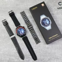Montre connectée C15PRO - Moniteur de fréquence cardiaque et de tension artérielle, étanche, en alliage d'aluminium et silicone, pour hommes, sports de plein air