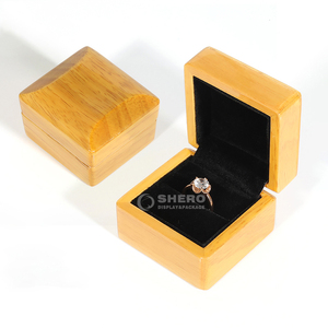 Boîte à bijoux en velours haut de gamme Shero, boîtes cadeaux en bois de luxe, boîtes à bijoux personnalisées en gros, accessoires, ensembles de boîtes - Product Image 4