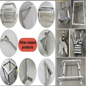 エアコン用ヘビーデューティーアルミ製支持架台　溶接式壁掛けブラケット - Product Image 2