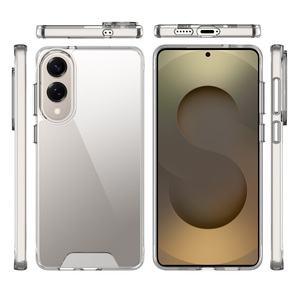 Étui hybride antichoc <span class=keywords><strong>pour</strong></span> <span class=keywords><strong>Samsung</strong></span> Galaxy S25 Edge S26 Ultra S24 S23 FE S22Ultra <span class=keywords><strong>S21</strong></span> <span class=keywords><strong>Coque</strong></span> souple en TPU transparente fine <span class=keywords><strong>Coque</strong></span> rigide en PC - Product Image 1