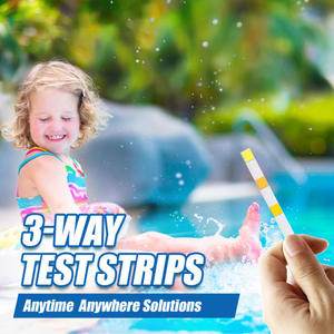 OUHOE 3-in-1 용지 품질 총 알칼리도 경도 수영장 깨끗한 물 Ph 테스트 스트립 - Product Image 2