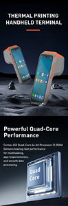 Escáner de código de barras <span class=keywords><strong>Pda</strong></span> Android <span class=keywords><strong>Mobile</strong></span> Pos Terminal de mano con impresora Pos incorporada - Product Image 6