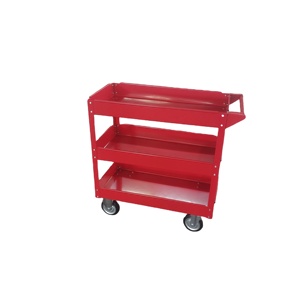 เหล็กยูทิลิตี้สามชั้นเคลื่อนย้ายได้มือจับน้ำหนักเบาทนทานต่อการโหลด200กก. เครื่องมือสี่ล้อ - Product Image 3