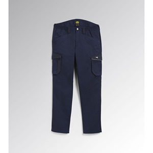 Pantalon cargo Diadora 3XL noir, tissu résistant, fermeture à boutons - Product Image 1