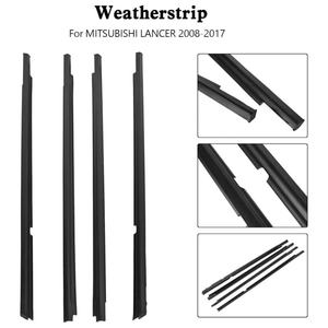 شريط إغلاق جديد للنوافذ الزجاجية لباب السيارة الجانبي عالي الجودة مصمم خصيصًا لميتسوبيشي لانسر - Product Image 2