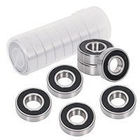Rodamiento de Caja de Cambios de Motocicleta de Alta Precisión 6206 2RS, Rodamientos de Bolas de Ranura Profunda 30x62x16mm, Rodamiento de Acero Cromado 6206, Piezas de Automóvil