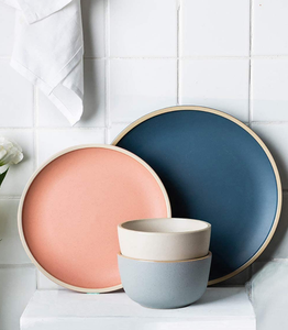 OEM 2021 nuovo Design <span class=keywords><strong>piatti</strong></span> da 8.3 pollici in porcellana <span class=keywords><strong>Set</strong></span> <span class=keywords><strong>piatti</strong></span> per Pizza Pasta da portata glassa opaca <span class=keywords><strong>piatti</strong></span> da Dessert <span class=keywords><strong>Set</strong></span> di 4 - Product Image 3