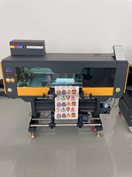 Machine d'impression UV DTF avec tête d'impression I3200 entièrement automatique pour impression rouleau à rouleau et d'étiquettes sur matériaux polyester
