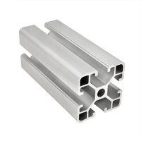 Profilé d'extrusion d'aluminium 4040 4080 industriel personnalisé, usine professionnelle, Section en Aluminium industriel