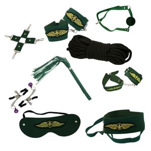 Kit de Contrainte BDSM pour Jeu de Rôle, Menottes Sexuelles, Ensemble de Bondage SM pour Adultes 8 Pièces, Réglable pour Couple, COKELIFE PVC - Product Image 1