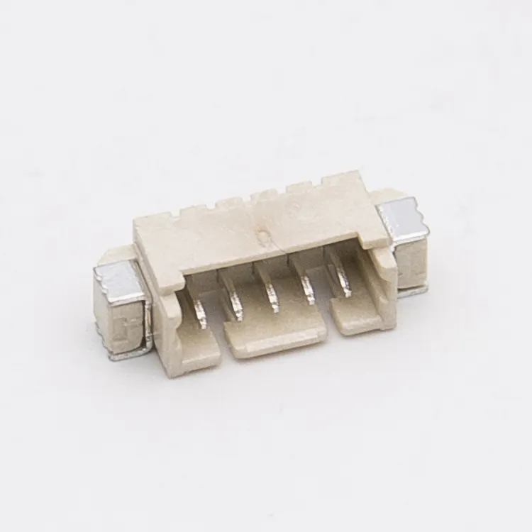 PH 1.25 5Pin 180 Degree Wafer SMT Type Sn/Gold Plated LCP Beige Wire To PCB Connector