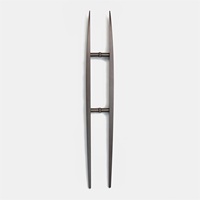 Poignées de porte Maxery Wabi Sabi en aluminium, poignées à axe en bronze, quincaillerie pour porte d'entrée principale d'hôtel ou de villa, ensemble de meubles et décoration intérieure