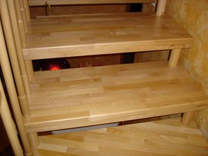 <span class=keywords><strong>Escalier</strong></span> en bois de hêtre de style <span class=keywords><strong>naturel</strong></span> de haute qualité, marches en bois massif, <span class=keywords><strong>escalier</strong></span> en bois à vendre - Product Image 3