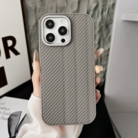 Coque de téléphone simple et tendance du fabricant avec protection d'objectif, design couleur unie pour iPhone 17 16 15 14 13 Pro Max