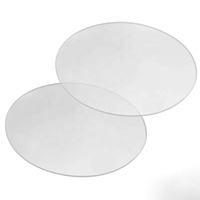 Acryl schijf 10 inch wit goud kleine blanks 3mm grote transparante decoratieve ronde vorm plaat cake acryl schijf voor cake versiering