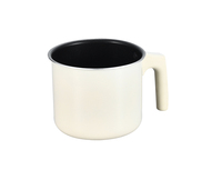 Mini-casserole en aluminium forgé écologique de Chine avec revêtement antiadhésif, compatible four et lave-vaisselle, pour café et lait, sans PFAS