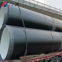 Pipa Baja Dilas Spiral SSAW Diameter Besar 40 Inci API 5L X65 dengan Lapisan 3PE Teknik Gergaji untuk Pipa Minyak Riser Lepas Pantai