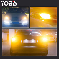 YOBIS Lampe T20 Haute Puissance LED Bau15s 1156 PY21W Canbus 2016 Ampoule Indicateur LED 12V 24V 1157 Ampoule LED Switchback Ambre Auto LED