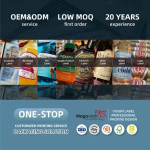 Etiqueta Adesiva de Vinil Impermeável para Logotipo, Rolo de Impressão de Designs de Produtos para Frascos de Peptídeos de 3ml e 10ml – Venda Quente - Product Image 6