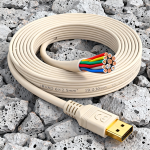 Cable de Alimentación RVV RVVP 6x1.5mm con Certificación <span class=keywords><strong>CE</strong></span> para Instaladores de Sistemas de Seguridad CCTV en Irlanda, Cable Eléctrico de Alta Conductividad - Product Image 1