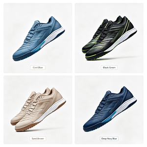 Zapatos <span class=keywords><strong>de</strong></span> Fútbol para Hombre, Parte Superior <span class=keywords><strong>de</strong></span> PU, Antideslizantes, Ligeros, para Futsal, Unisex, para Entrenamiento, Primavera/Invierno - Product Image 3
