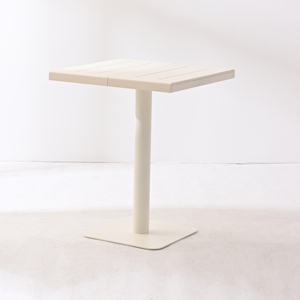 Tavolo da Pranzo Quadrato Bianco per 2 Persone, Moderno, in Plastica, per <span class=keywords><strong>Esterni</strong></span>, per Caffè, Negozi e Ristoranti - Vendita all'Ingrosso - Product Image 4