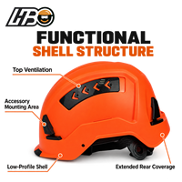 Casque de sécurité anti-choc HBC ANSI Z89.1 TYPE 1 CLASSE C EN397 ABS 20KV avec mousse EPS pour travaux en hauteur, construction et électriciens