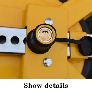 Blocco antifurto auto auto blocco auto auto auto in acciaio antifurto blocco solare automatico di parcheggio - Product Image 4