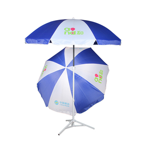 Custom Advertising Modern Outdoor Sun Umbrella for Beach Patio Courtyard Gym Use - Product Image 1