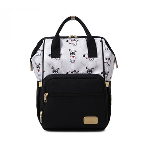 Nuova Borsa Mamma e Bambino alla Moda con Cartoni Animati Rosa, Grande Capacità, Design Elegante, <span class=keywords><strong>Zaino</strong></span> <span class=keywords><strong>Porta</strong></span> Pannolini da Viaggio per Mamme - Product Image 3