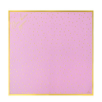 Gouden folie stippenprint 'Ik ben van jou' bloemverpakkingspapier met gouden rand, boeketverpakking, bloembenodigdheden voor Valentijnsdag cadeauverpakking