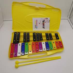 <span class=keywords><strong>Xylophone</strong></span> <span class=keywords><strong>chromatique</strong></span> coloré à 25 notes avec touches en métal piano d'instruments de musique pour enfants - Product Image 5