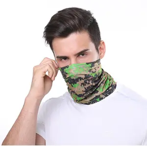 Polaina transpirable sin costuras multiusos para hombres y mujeres, cubiertas faciales de Snoods para el cuello