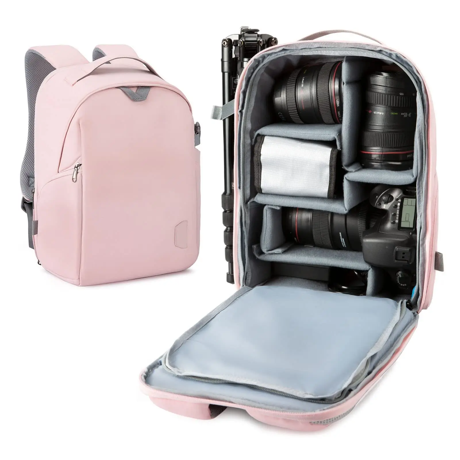 OEM High Quality Waterproof Laptop Bag with Rain Cover DSLR/SLR Camera Case Camera Bag Backpack For Women