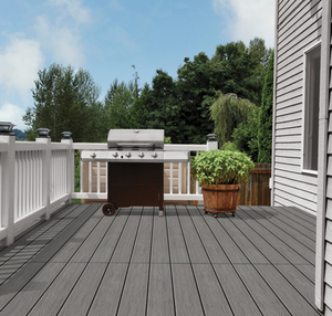 New No-Gap Style Outdoor <strong>Decking</strong> Flooring Weather Resistance Wood Composite WPC <strong>Decking</strong> Teak Maple Material Square Shape Brushed - Product Image 5