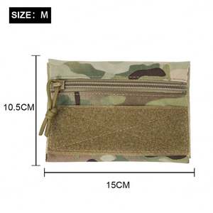 Pochette portable en nylon pour argent, cartes et clés - Portefeuille tactique multifonction avec poche pour accessoires, porte-clés de chasse en plein air - Product Image 5