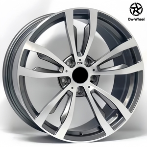 Jantes forgées en alliage d'aluminium DW 16 19 20 21 pouces 5x120 argentées à double rayon pour <span class=keywords><strong>BMW</strong></span> X5 F15 X6 F16 SUV Sport SUV Jantes forgées personnalisées - Product Image 1